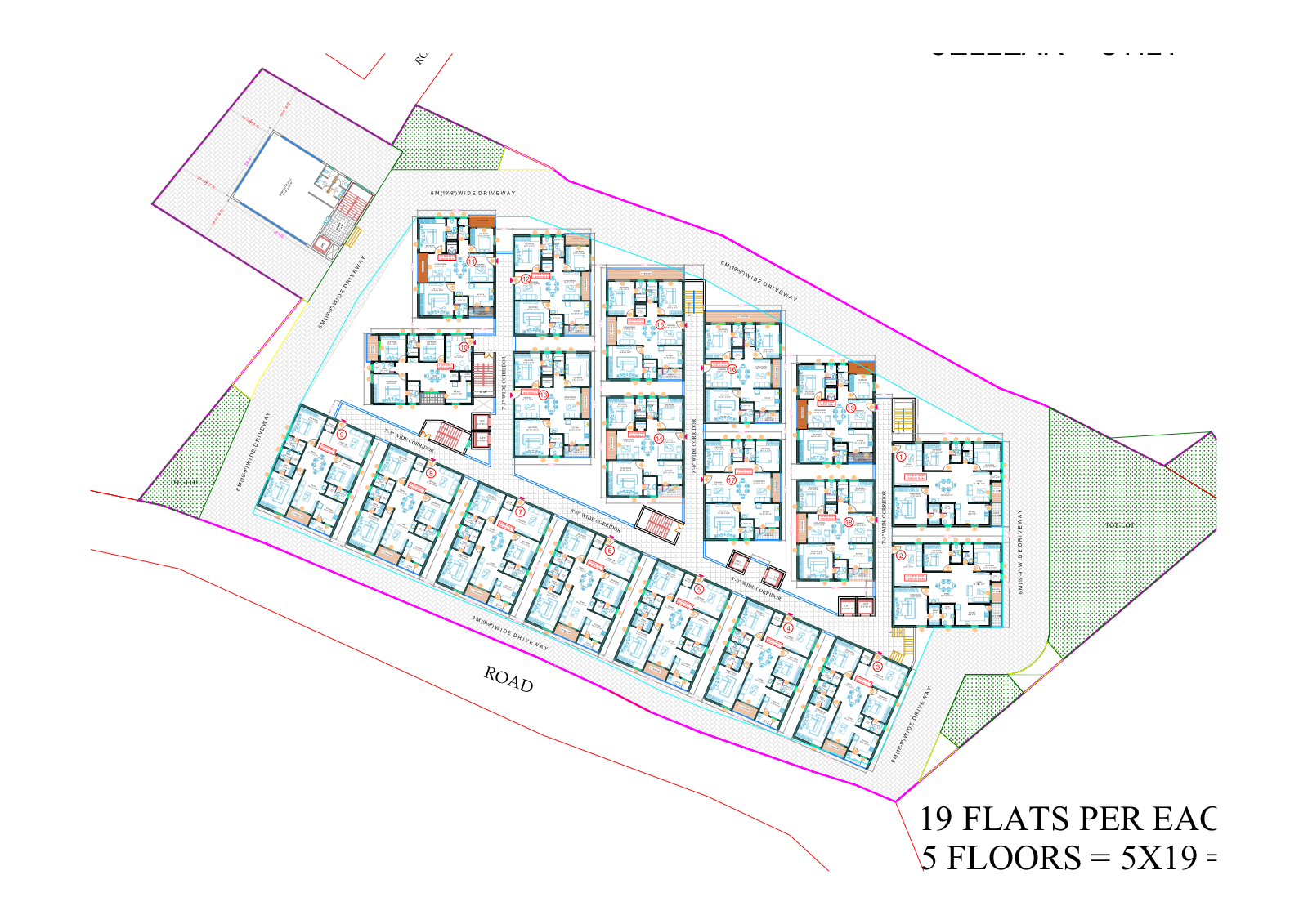 League Luxes - Master Plan & Site Layout